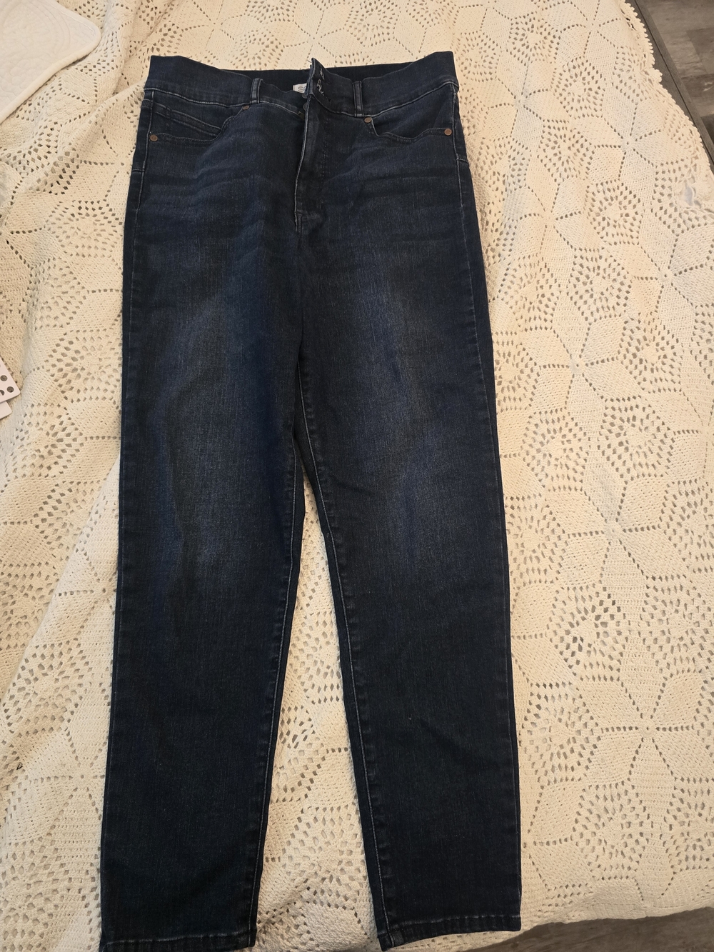 sofia by sofia vergara Dark Blue High-Rise Straight Leg Jeans
